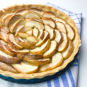 Französische Apfeltarte