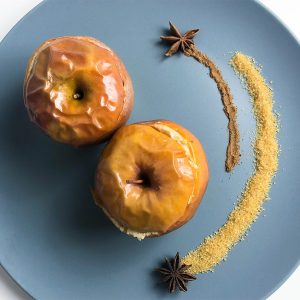 Gebackene Äpfel mit Quarkfüllung