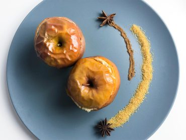 Gebackene Äpfel mit Quarkfüllung