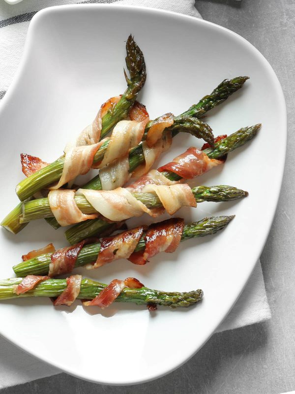 Gebackener Spargel mit Speck