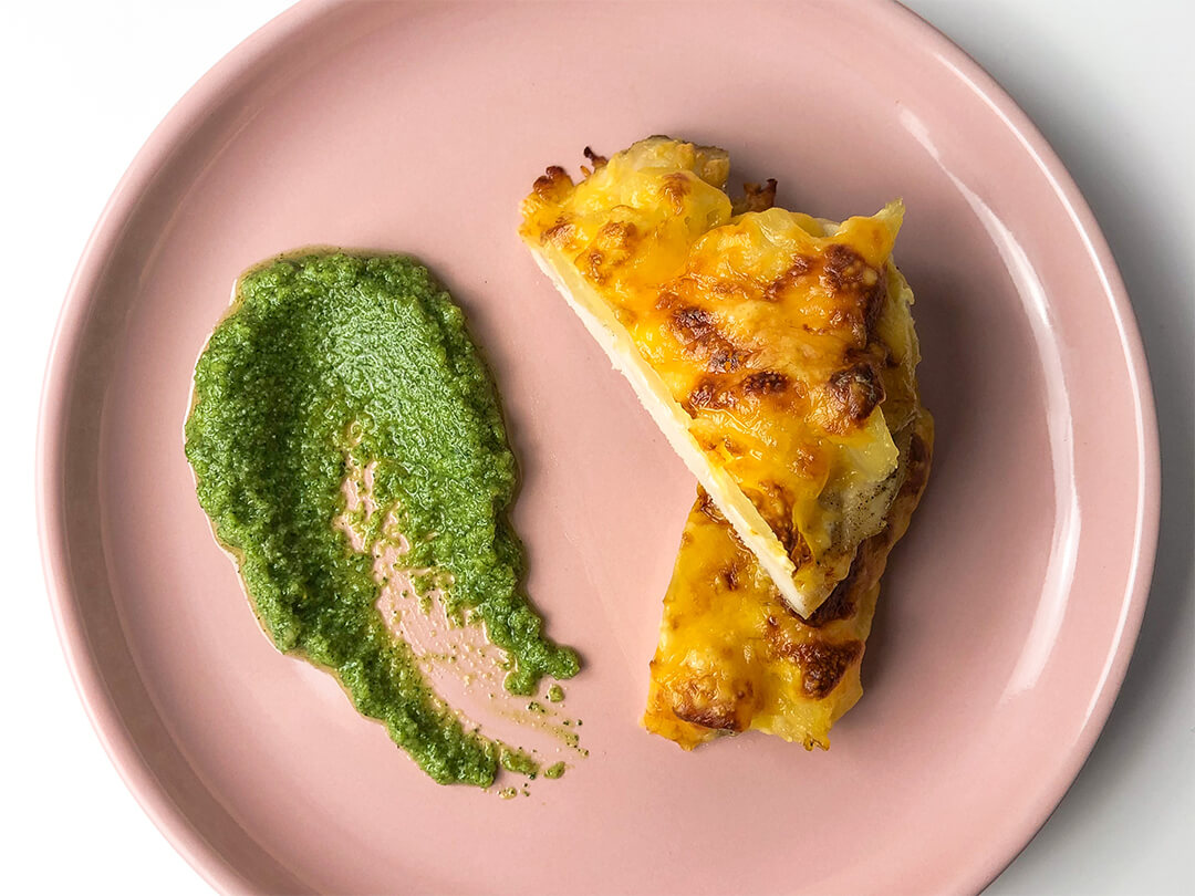 Gebackene Hähnchenfilet mit Ananas