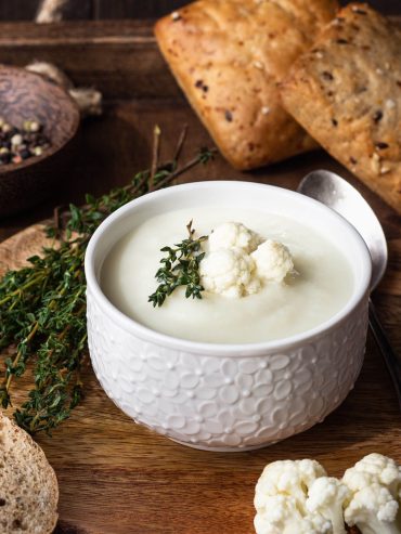 Velouté Dubarry – Cremige Blumenkohlsuppe
