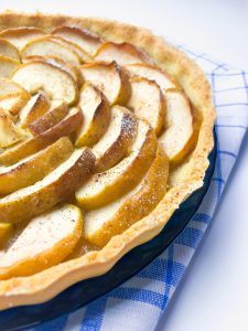 Französische Apfeltarte