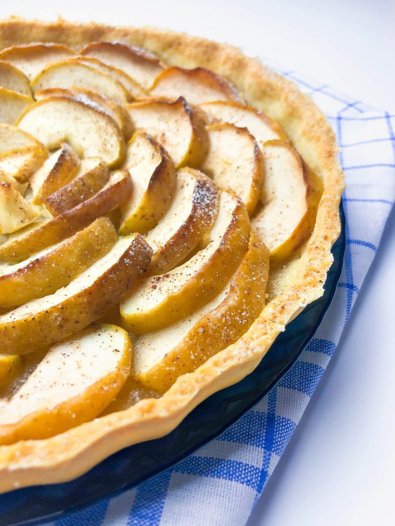 Französische Apfeltarte