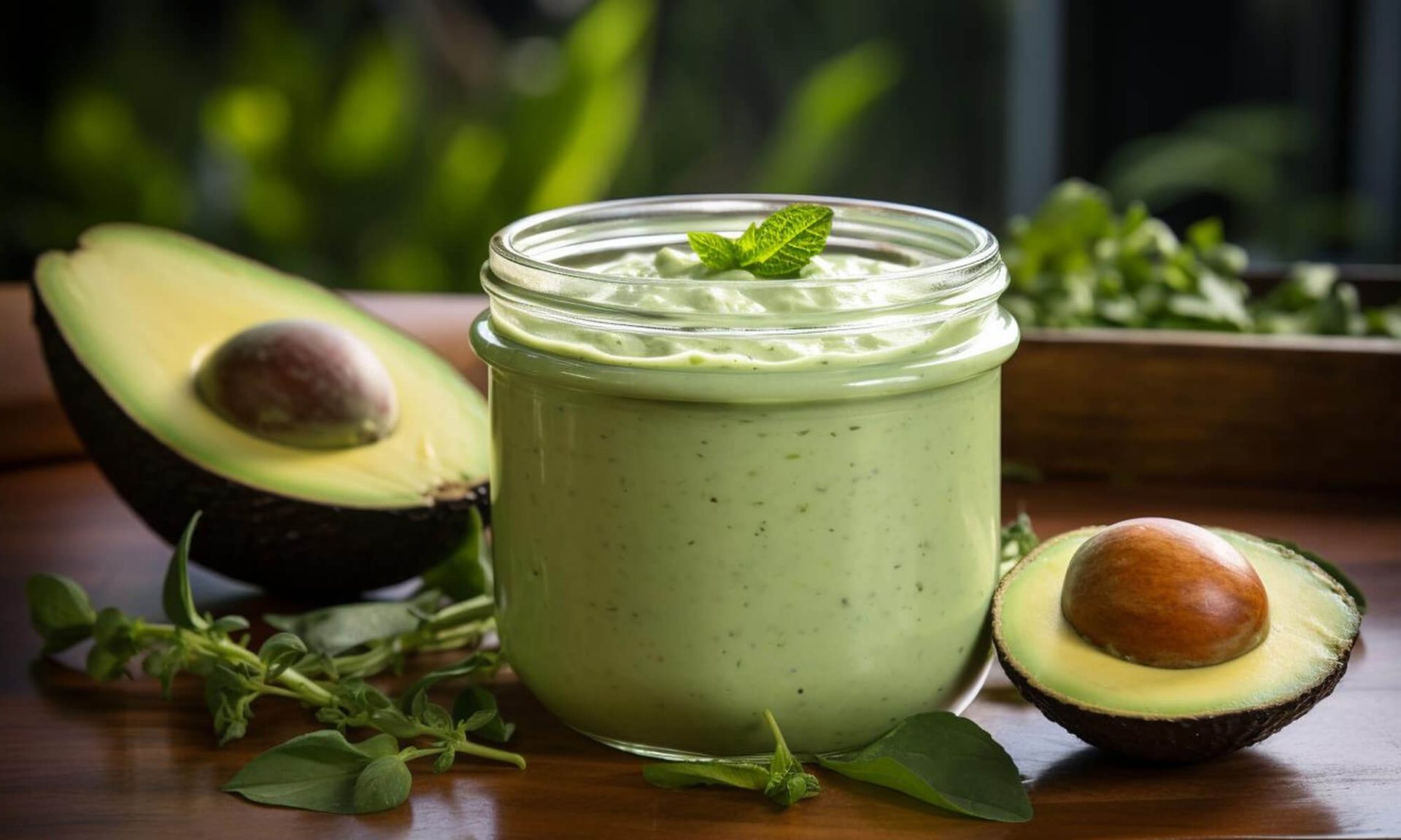 Cremiges Avocado Pesto Sauce
