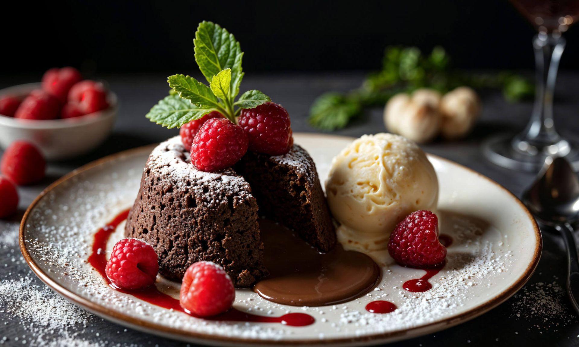 Schokoladen Fondant (Fondant au chocolat)