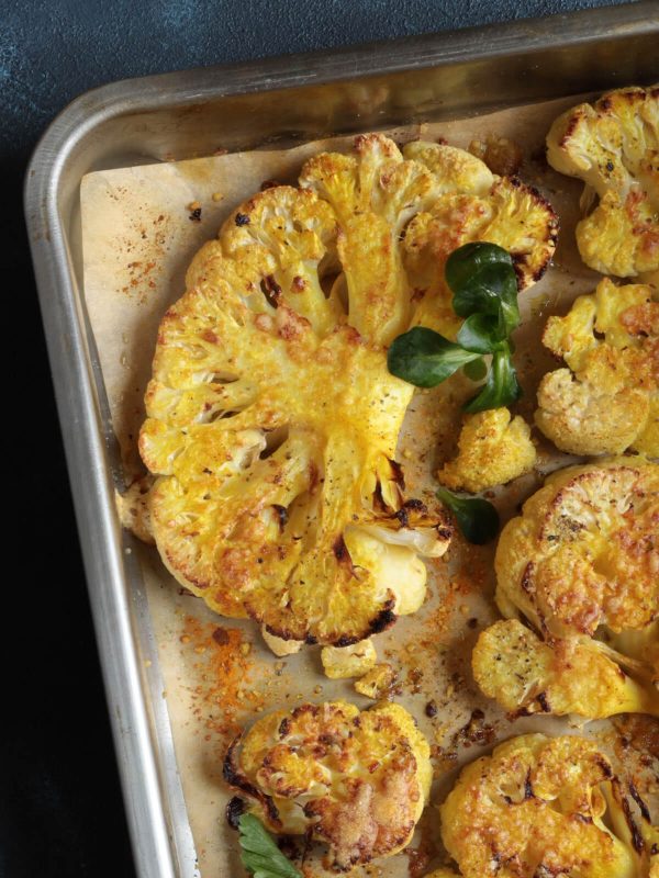Gebackener Blumenkohl mit Gewürzen