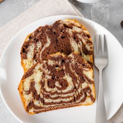 Marmorkuchen mit Orangennote