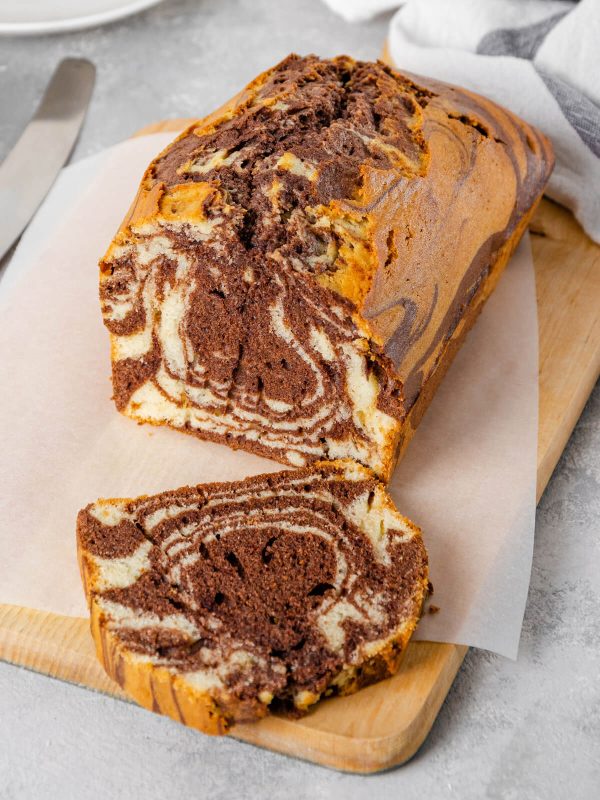 Marmorkuchen mit Orangennote