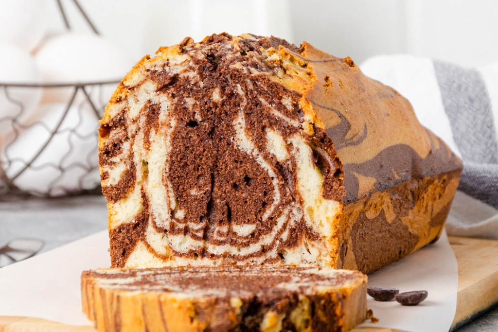 Marmorkuchen mit Orangennote