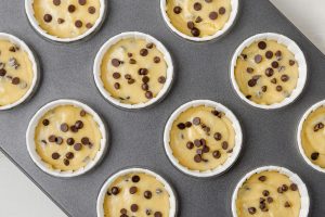 Vanille-Muffins mit Schokoladenstückchen