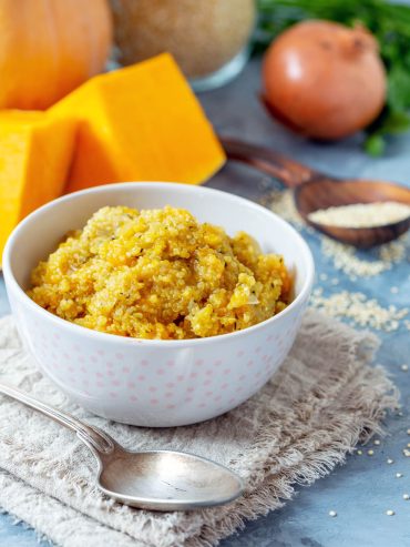 Quinoa-Kürbis-Bowl
