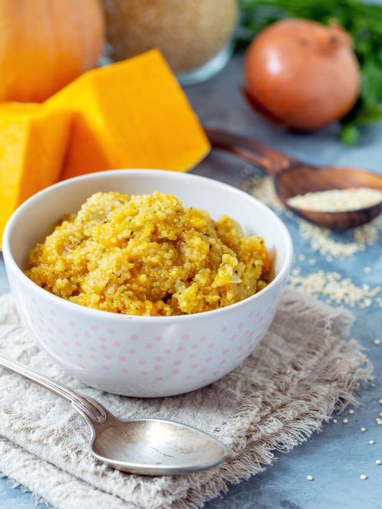 Quinoa-Kürbis-Bowl