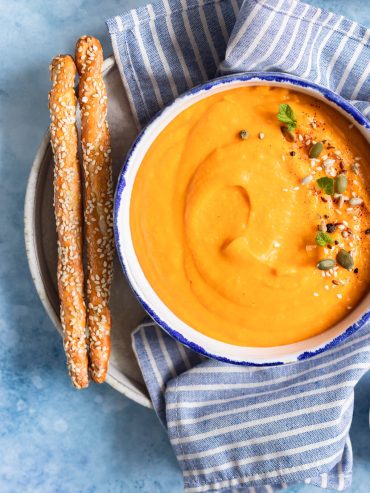 Einfache Kürbiscremesuppe