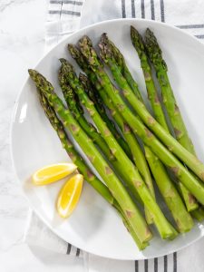 Gedämpfter Spargel