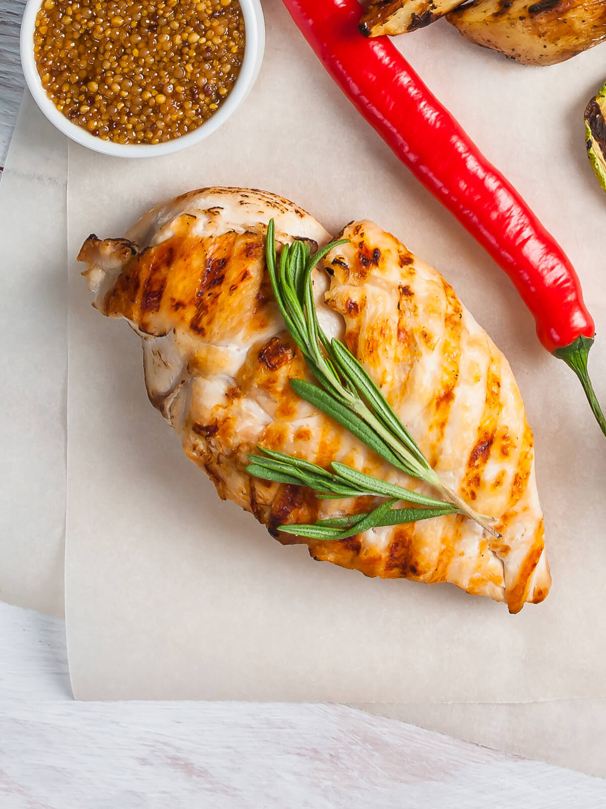 Gegrillte Hähnchenbrust