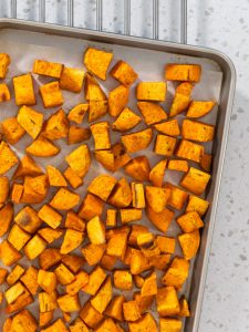 Geröstete Süßkartoffeln im Ofen