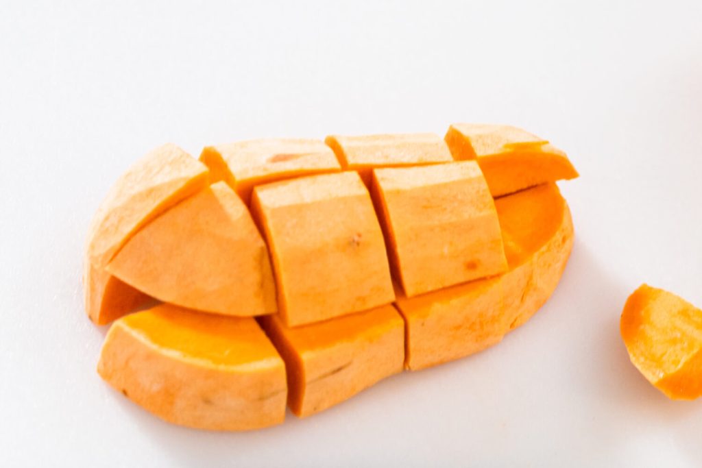 Geröstete Süßkartoffeln im Ofen