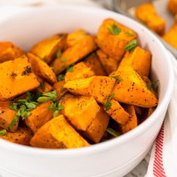 Geröstete Süßkartoffeln im Ofen