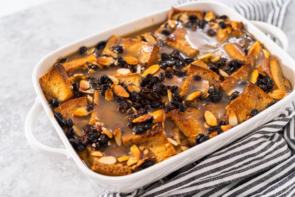 Klassischer American Bread Pudding