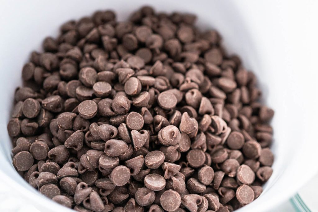 Wassermelonen-Snacks mit Schokoglasur