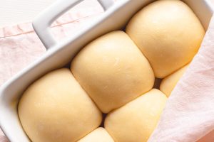 Fluffige Milchbrötchen ohne Kneten