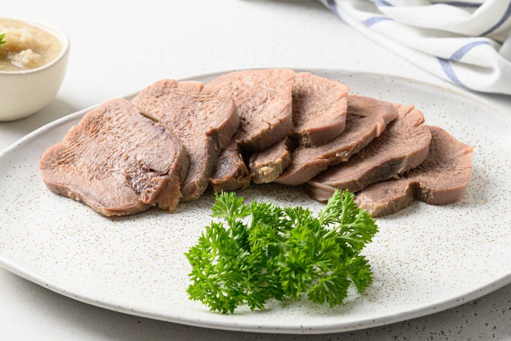 Gekochte Rinderzunge