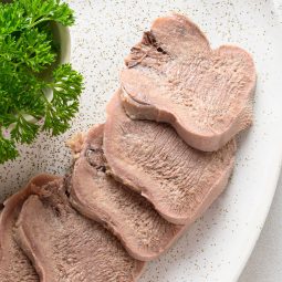 Gekochte Rinderzunge