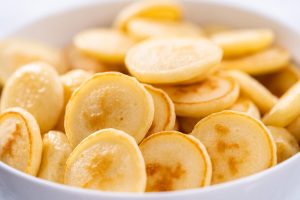 Pfannkuchen-Bissen (Mini-Pancake-Cereal)