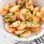 Garnelen in Knoblauch-Butter mit Weißwein (Shrimp Scampi)