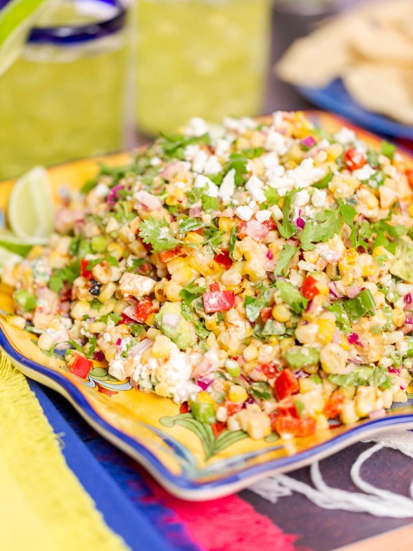Gegrillter Mais-Salat (Elote)