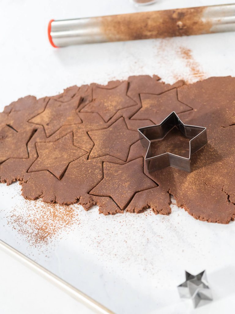 Hausgemachte Graham-Cracker (Vollkorn Schoko-Kekse)