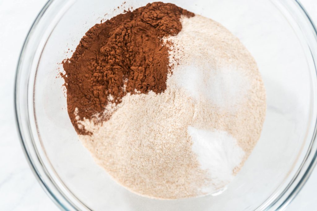 Hausgemachte Graham-Cracker (Vollkorn Schoko-Kekse)