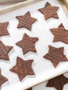 Hausgemachte Graham-Cracker (Vollkorn Schoko-Kekse)