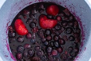Hausgemachtes Beerenkompott