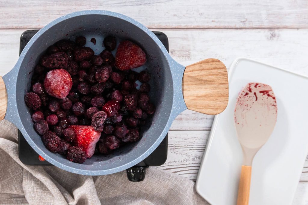 Hausgemachtes Beerenkompott