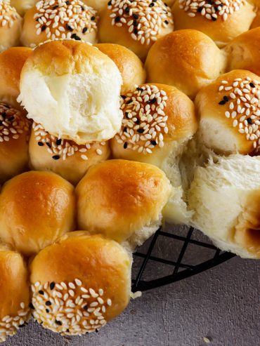 Luftiges Bubble-Brot - Blasenbrot ohne Kneten (Chigiri Pan)