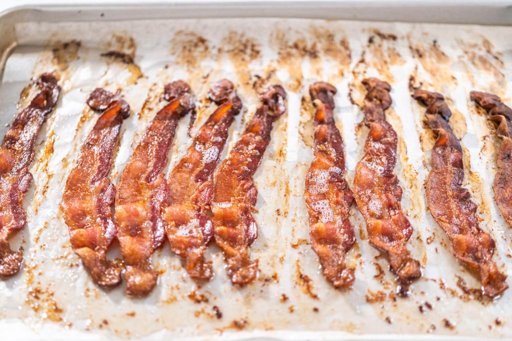 Perfekter Ofen-Bacon