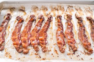 Perfekter Ofen-Bacon