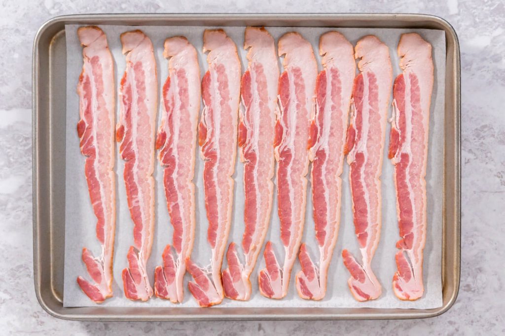 Perfekter Ofen-Bacon