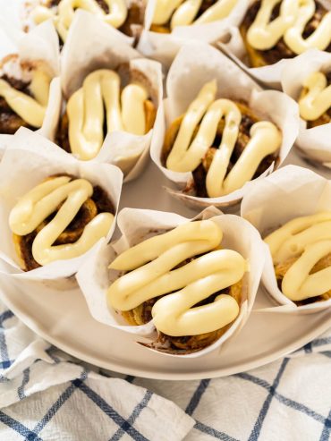 Schnelle Cinnamon Rolls ohne Hefe