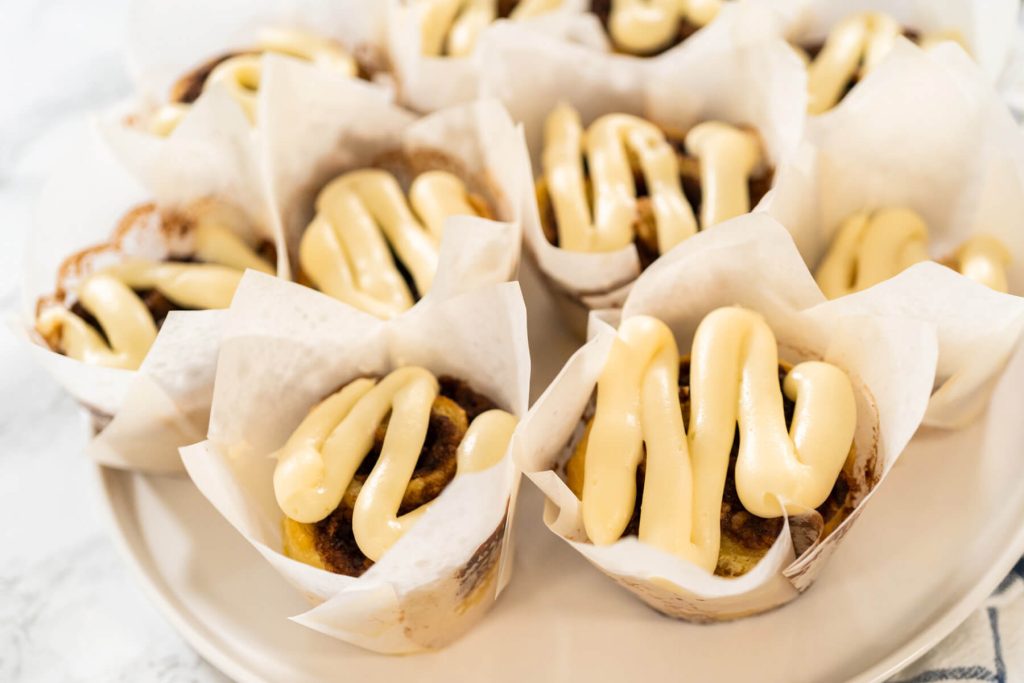 Schnelle Cinnamon Rolls ohne Hefe