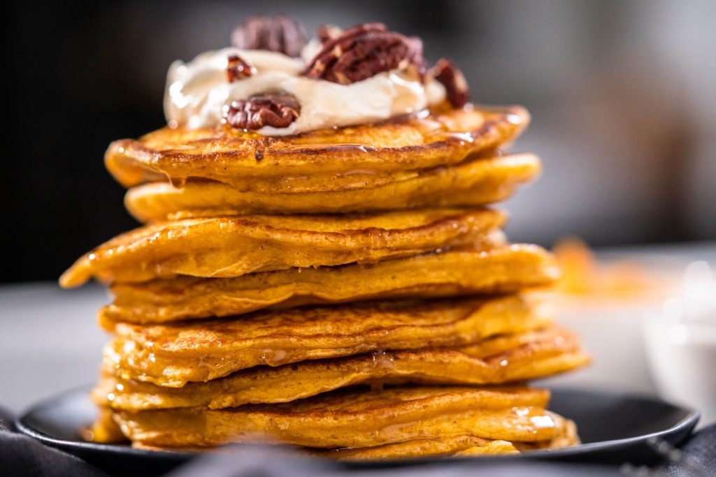 Kürbis-Pancakes