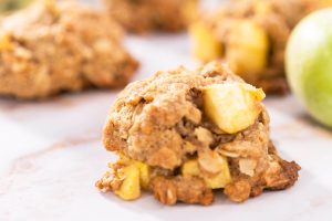 Apfel-Haferflocken-Kekse mit Zimt