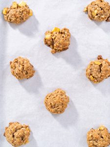 Apfel-Haferflocken-Kekse mit Zimt