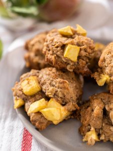 Apfel-Haferflocken-Kekse mit Zimt