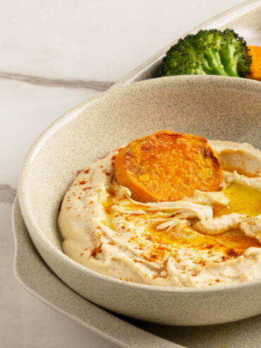 Cremiger Süßkartoffel-Hummus – aromatisch & vegan