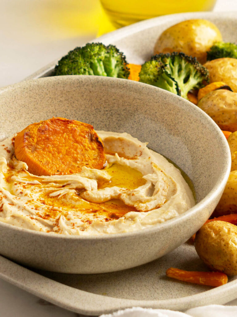 Cremiger Süßkartoffel-Hummus – aromatisch & vegan