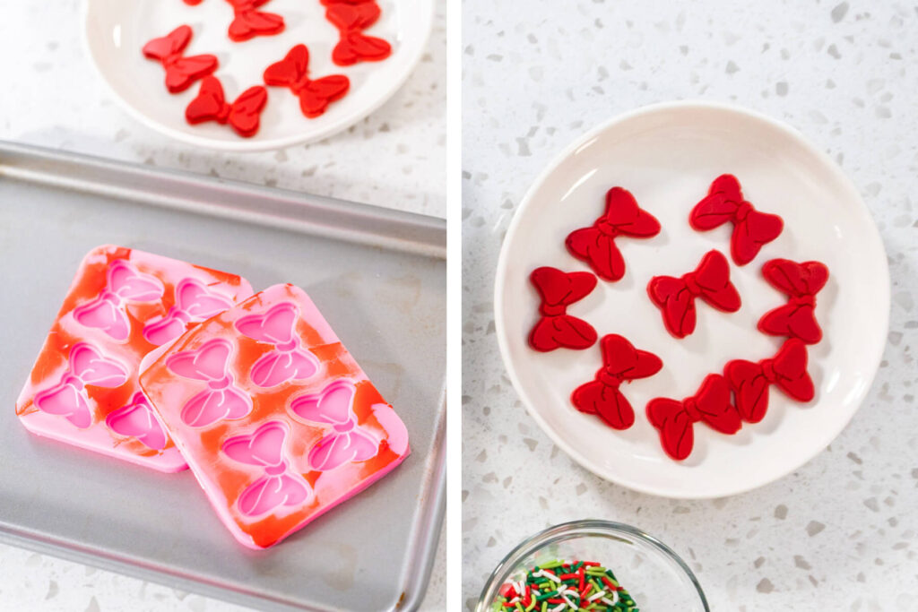 Essbare Schoko-Brezel-Kränze (Weihnachtskränze ohne Backen)