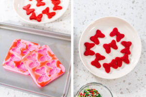 Essbare Schoko-Brezel-Kränze (Weihnachtskränze ohne Backen)